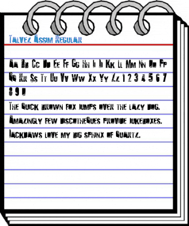 Talvez Assim Regular Font