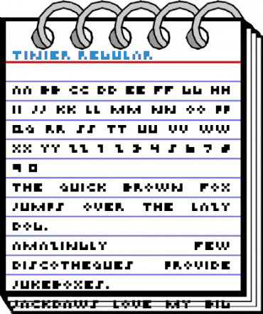 Tinier Regular Font