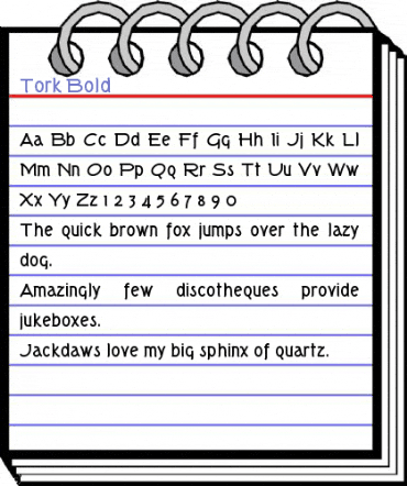Tork Bold Font