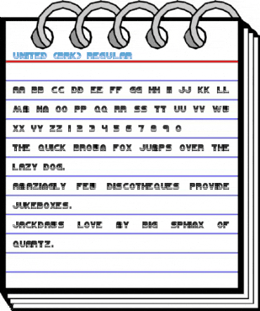 UNITED (BRK) Regular Font