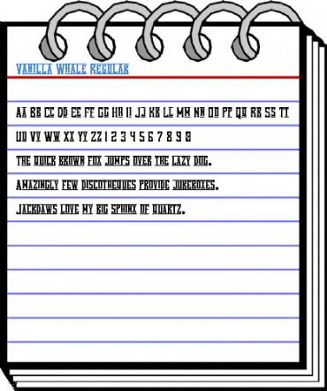 Vanilla Whale Regular Font