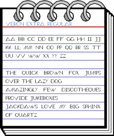 Veron Extra Regular Font