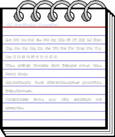 CK Scritchy Regular Font