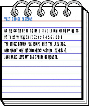 VTKS CHOICE Regular Font