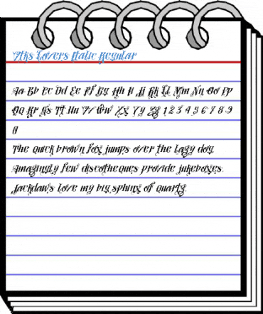 Vtks Lovers Italic Regular Font