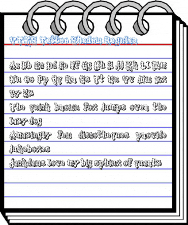 VTKS Tattoo Shadow Regular Font