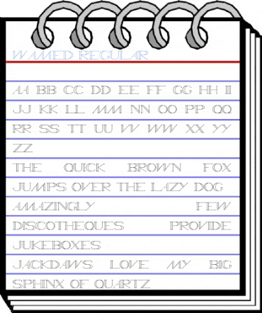 WAMED Regular Font