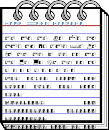Your Keys Regular Font