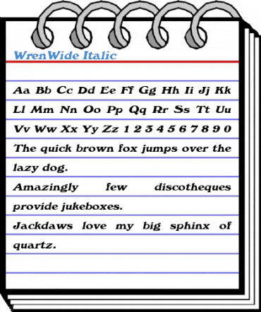 WrenWide Font