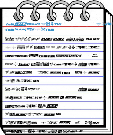 Wrestling Logos Regular Font