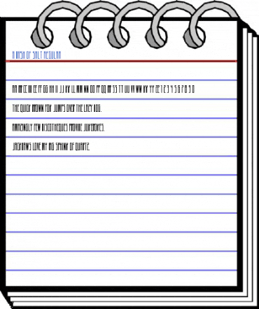 A Dash of Salt Regular Font