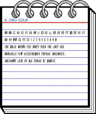 AC Framed Regular Font