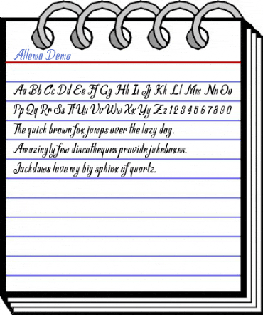 Allema Demo Font