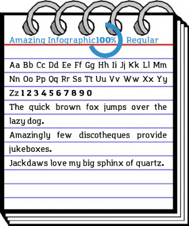Amazing Infographic@ Regular Font