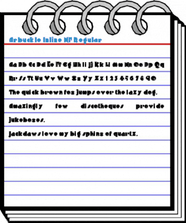 Arbuckle Inline NF Regular Font