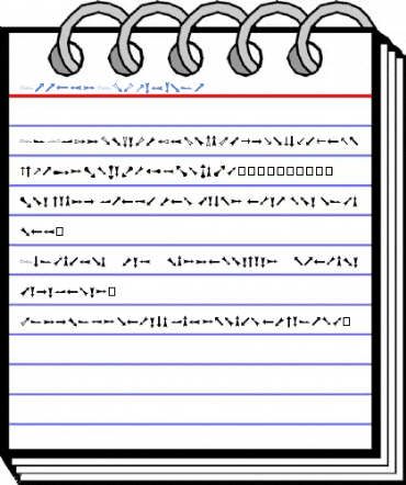 Arrows ADF Regular Font
