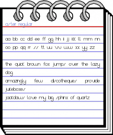 Aster Regular Font