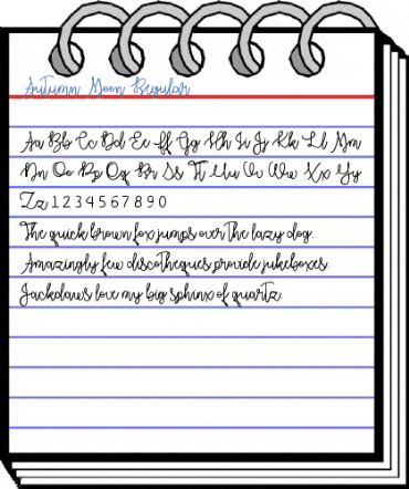 Autumn Moon Regular Font