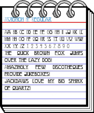Avignon NF Regular Font