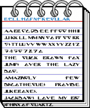 Bellhop NF Regular Font