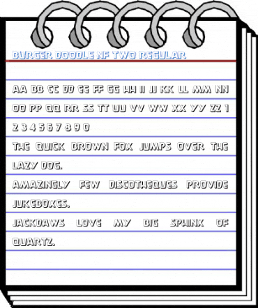 Burger Doodle NF Two Regular Font