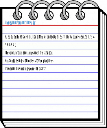 Cherily Blussom DEMO Regular Font