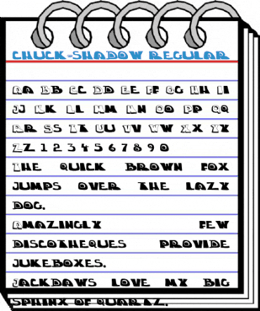 chuck-shadow regular Font