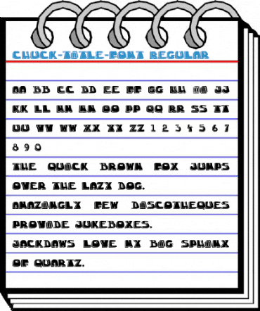chuck-title-font Regular Font