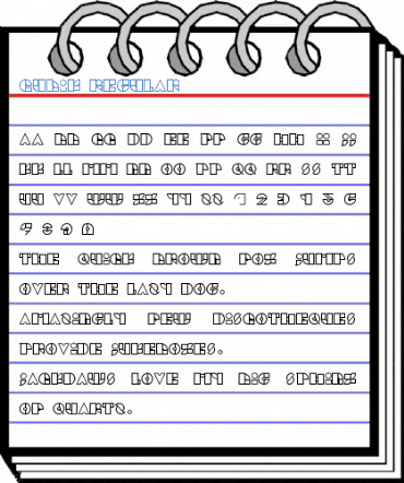 Cubik Regular Font