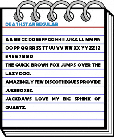 Death Star Regular Font