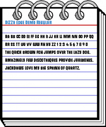Dizzy Edge DEMO Regular Font
