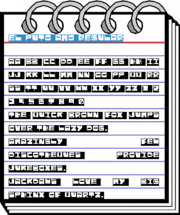 El puto amo Regular Font