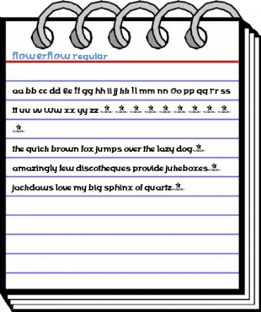 FLOWERFLOW Regular Font
