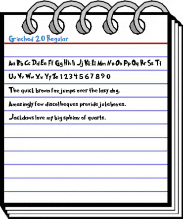 Grinched 2.0 Regular Font