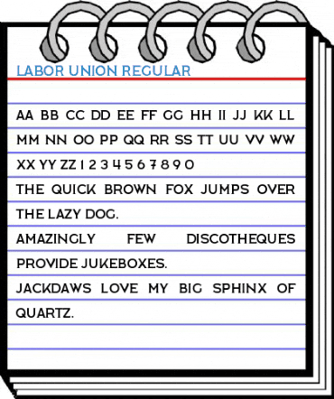 Labor Union Regular Font