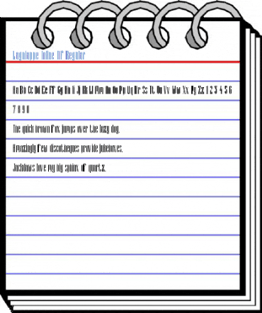 Lagniappe Inline NF Regular Font