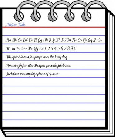 Motira Italic Font