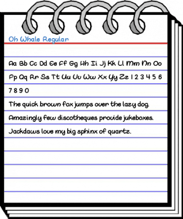 Oh Whale Regular Font