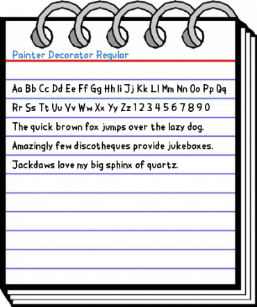 Painter Decorator Regular Font