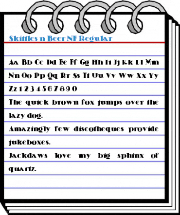 Skittles n Beer NF Regular Font