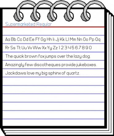 Supermarketed Regular Font