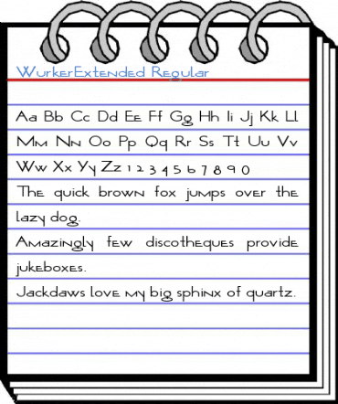 WurkerExtended Regular Font
