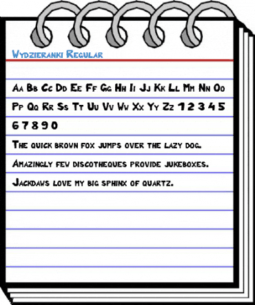Wydzieranki Regular Font