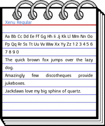 Xenu Regular Font