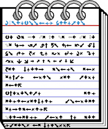 XIngyArrows Regular Font