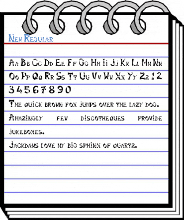 New Regular Font