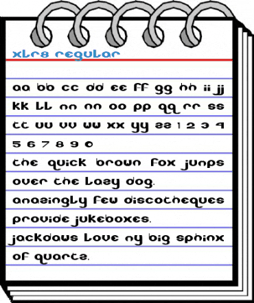 XLR8 Regular Font