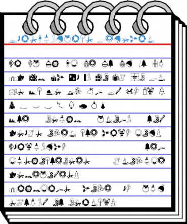 XmasDingbats Regular Font