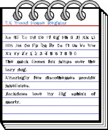CK Wood House Regular Font