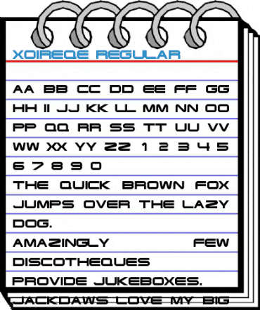Xoireqe Regular Font